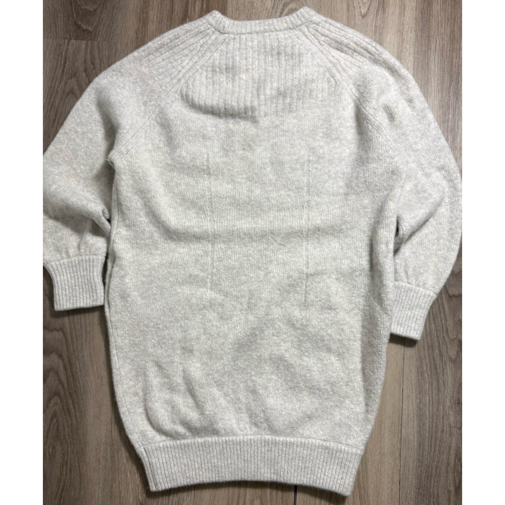Kit And Ace Women's Chunky Cashmere Boyfriend Fit Long‎ Sweater Comfy Gray S/M - Picture 7 of 10